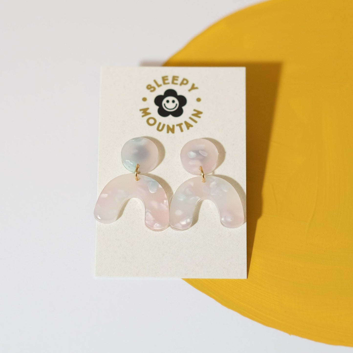 Mini Arch Earrings Petals Collection - Cotton Candy - Sleepy Mountain