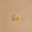 Mini Arch Hoop Earrings - Amber Yellow - Sleepy Mountain