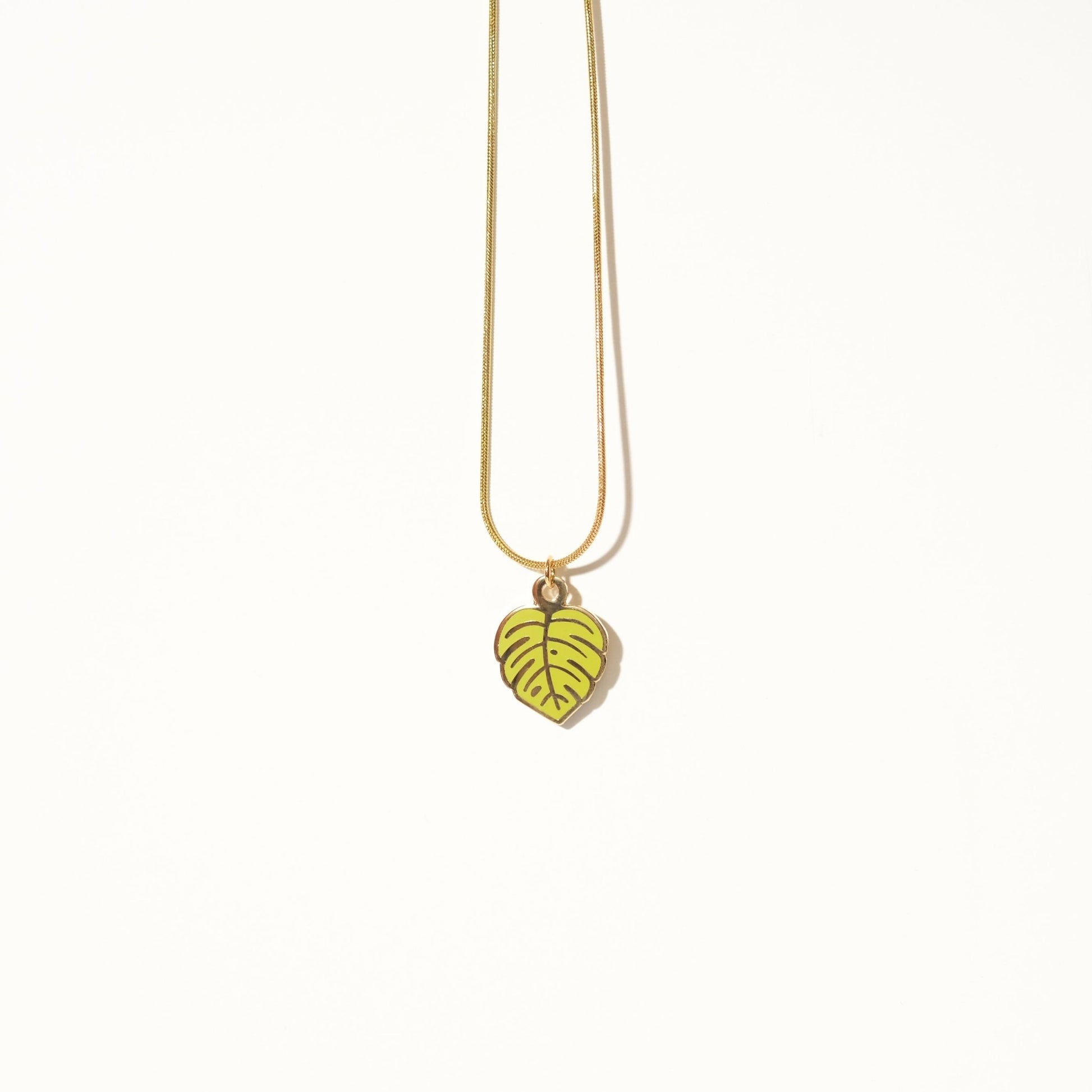 Monstera Leaf Necklace - Sleepy Mountain