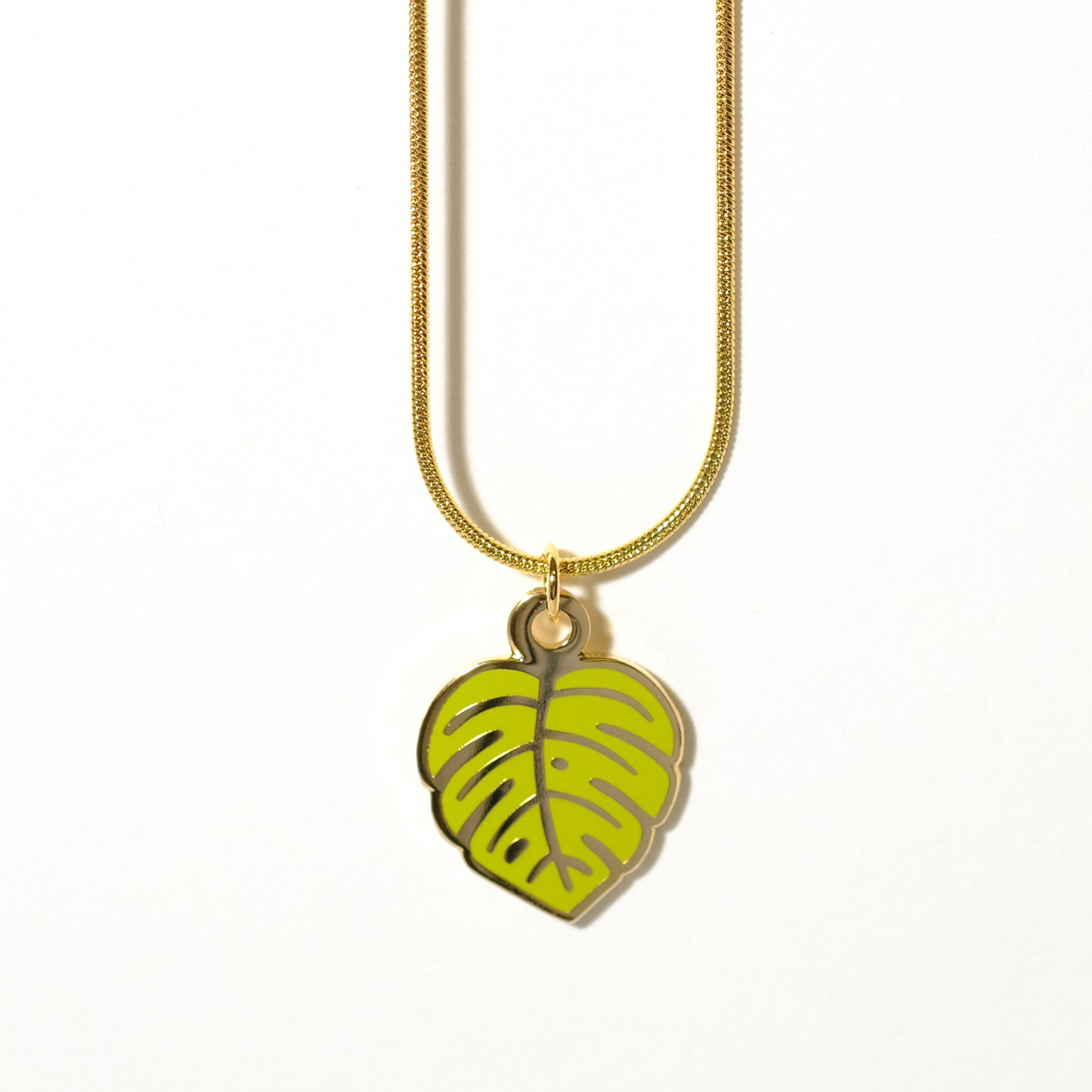 Monstera Leaf Necklace - Sleepy Mountain