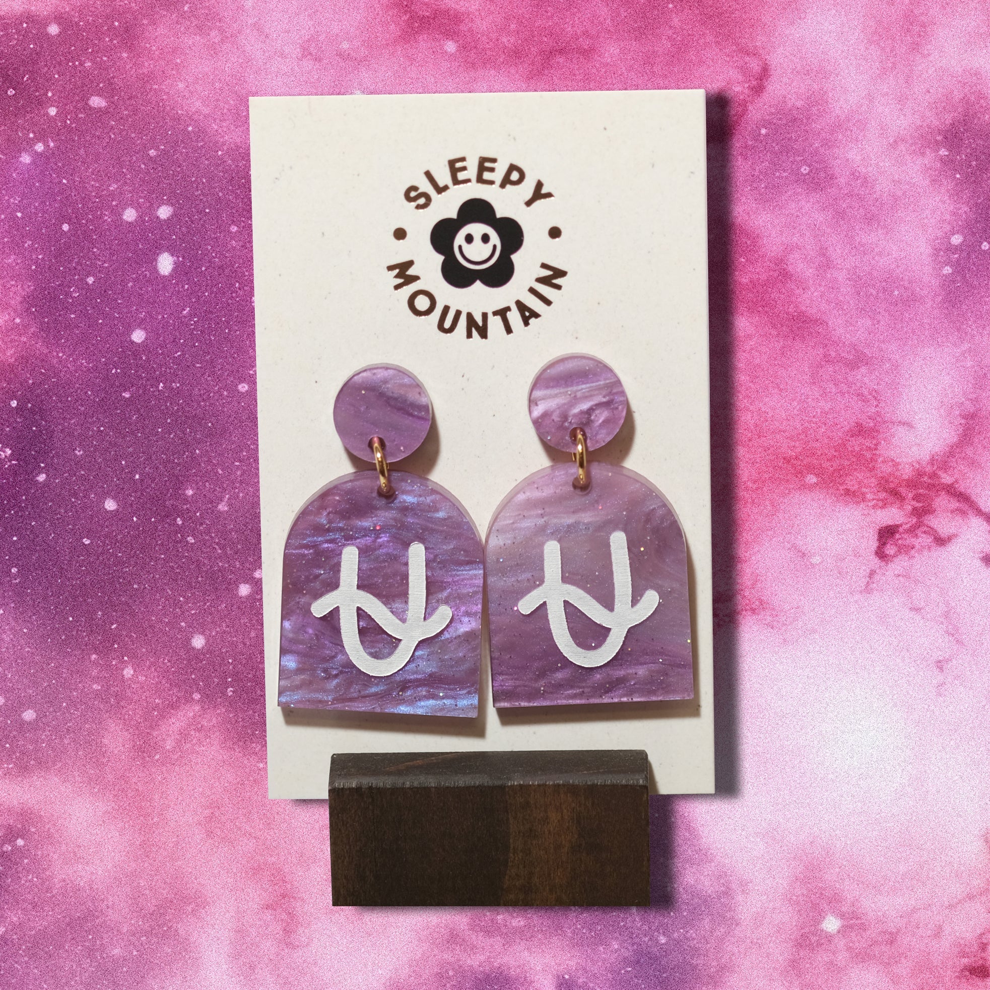 Ophiuchus Zodiac Earrings - Sleepy Mountain