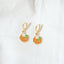 Orange Blossom Huggie Hoop Earrings - Sleepy Mountain