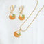 Orange Blossom Huggie Hoop Earrings - Sleepy Mountain
