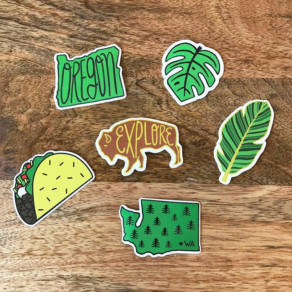 Oregon Sticker - Sleepy Mountain
