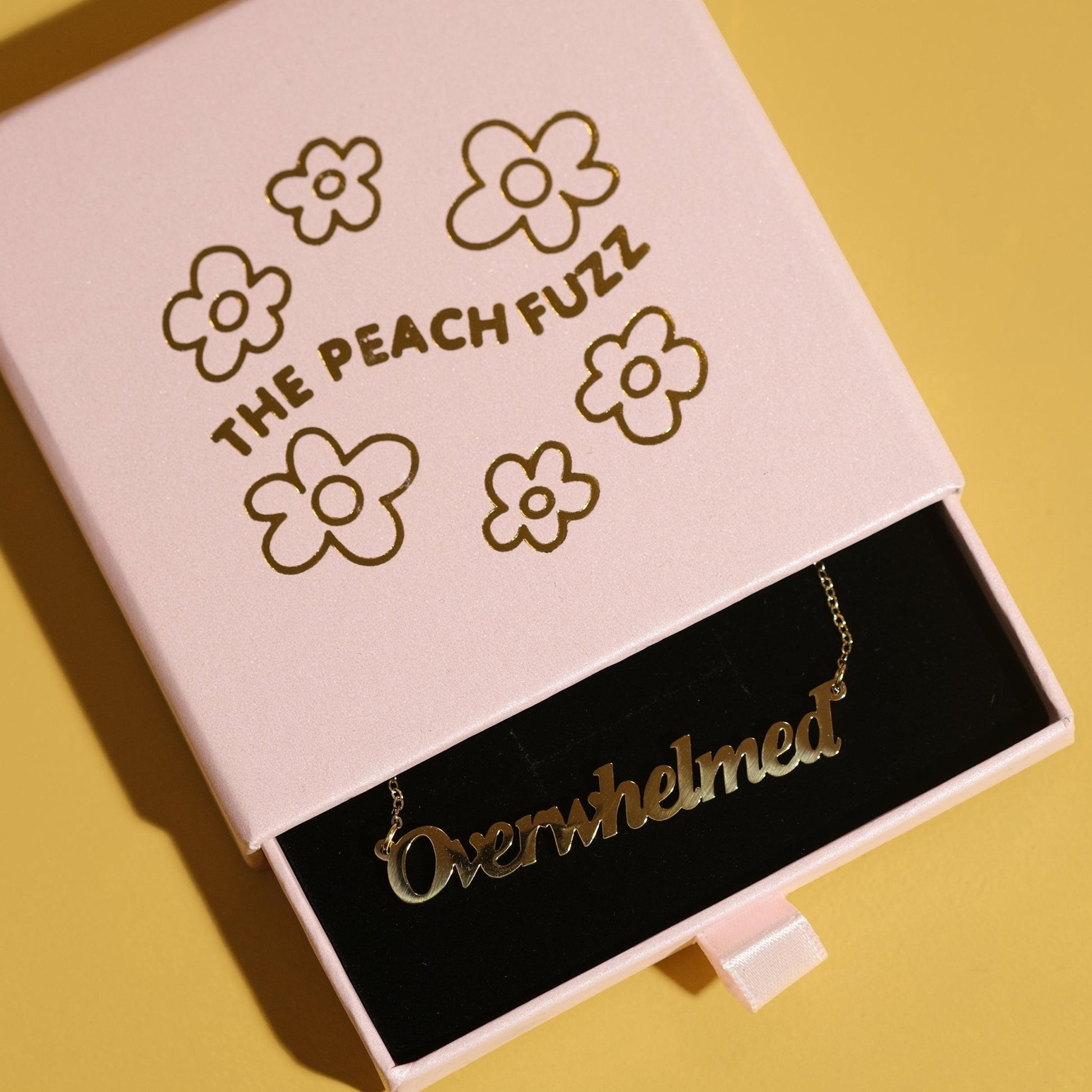 Overwhelmed Necklace by The Peach Fuzz - Sleepy Mountain
