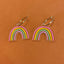 Pastel Rainbow Hoop Earrings - Sleepy Mountain
