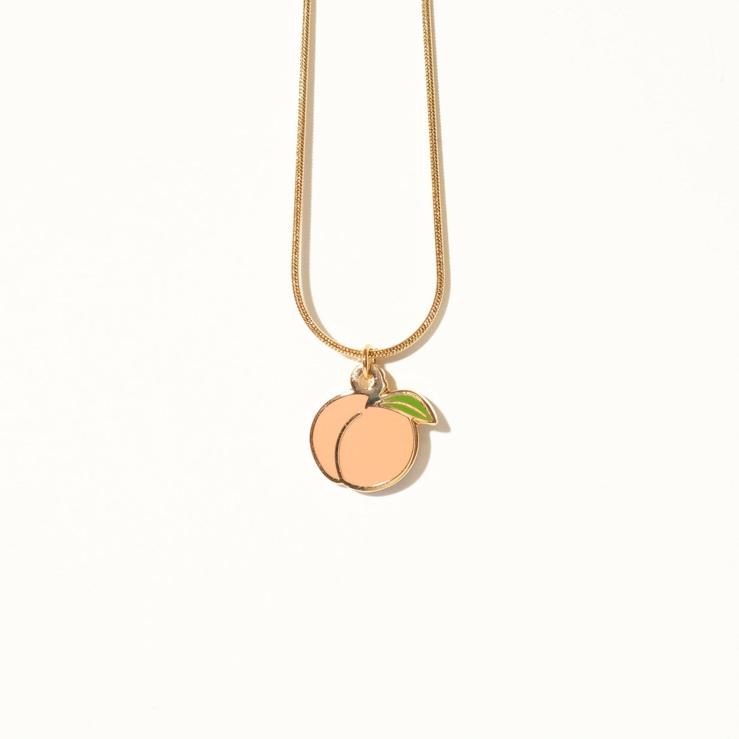 Peach Booty Charm Necklace - Sleepy Mountain