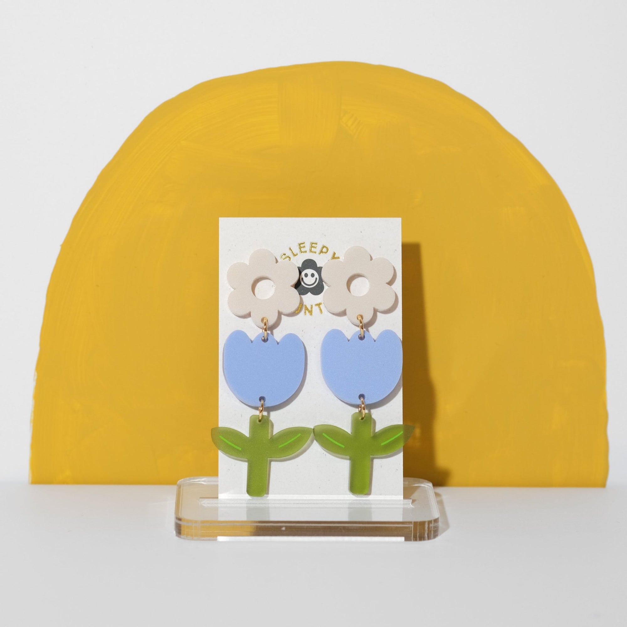 Periwinkle Tulip Earrings - Sleepy Mountain