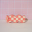 Pink checkered porcelain squiggle - Sleepy Mountain