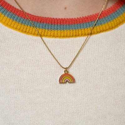 Rainbow Charm Necklace - Sleepy Mountain