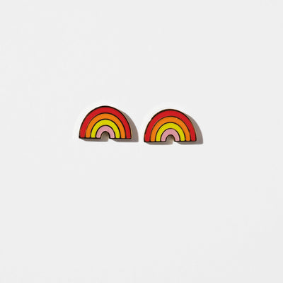 Rainbow Stud Earrings - Sleepy Mountain