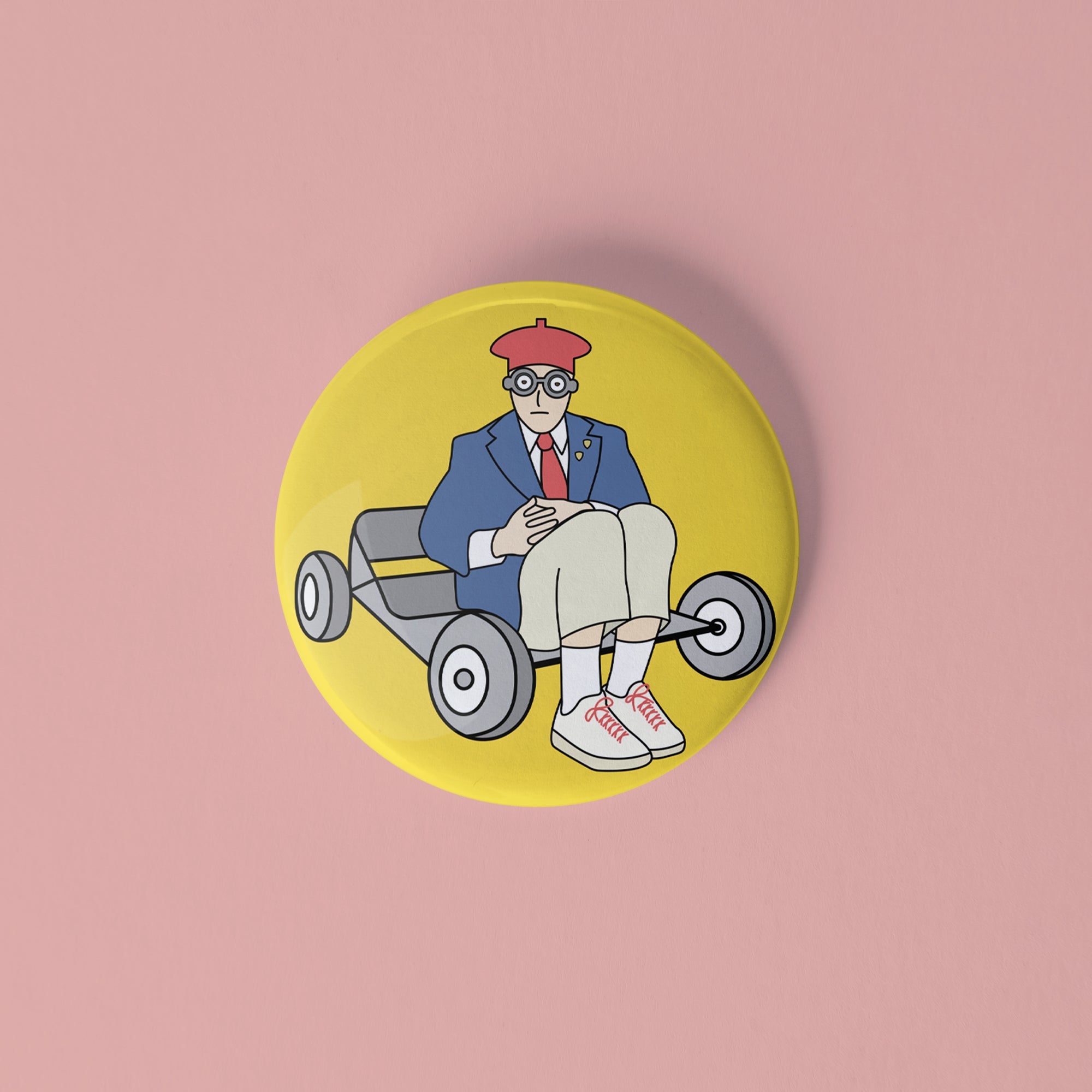 Rushmore set of 4 Buttons - Sleepy Mountain