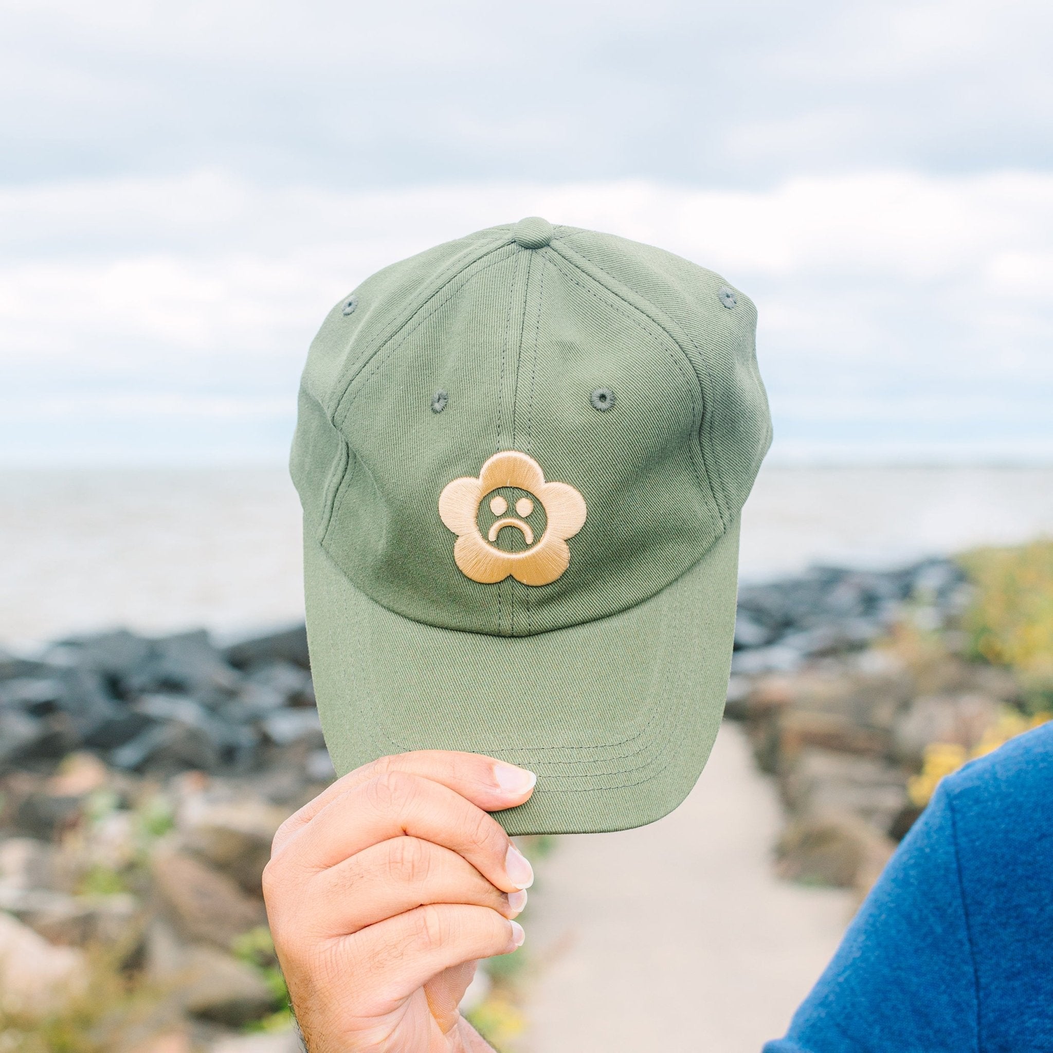 Flower dad hat on sale