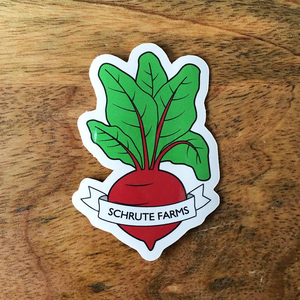 Schrute Farms Beet Sticker - Sleepy Mountain