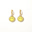 Smiley face huggie hoop earrings - Sleepy Mountain