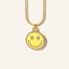 Smiley face necklace - Sleepy Mountain