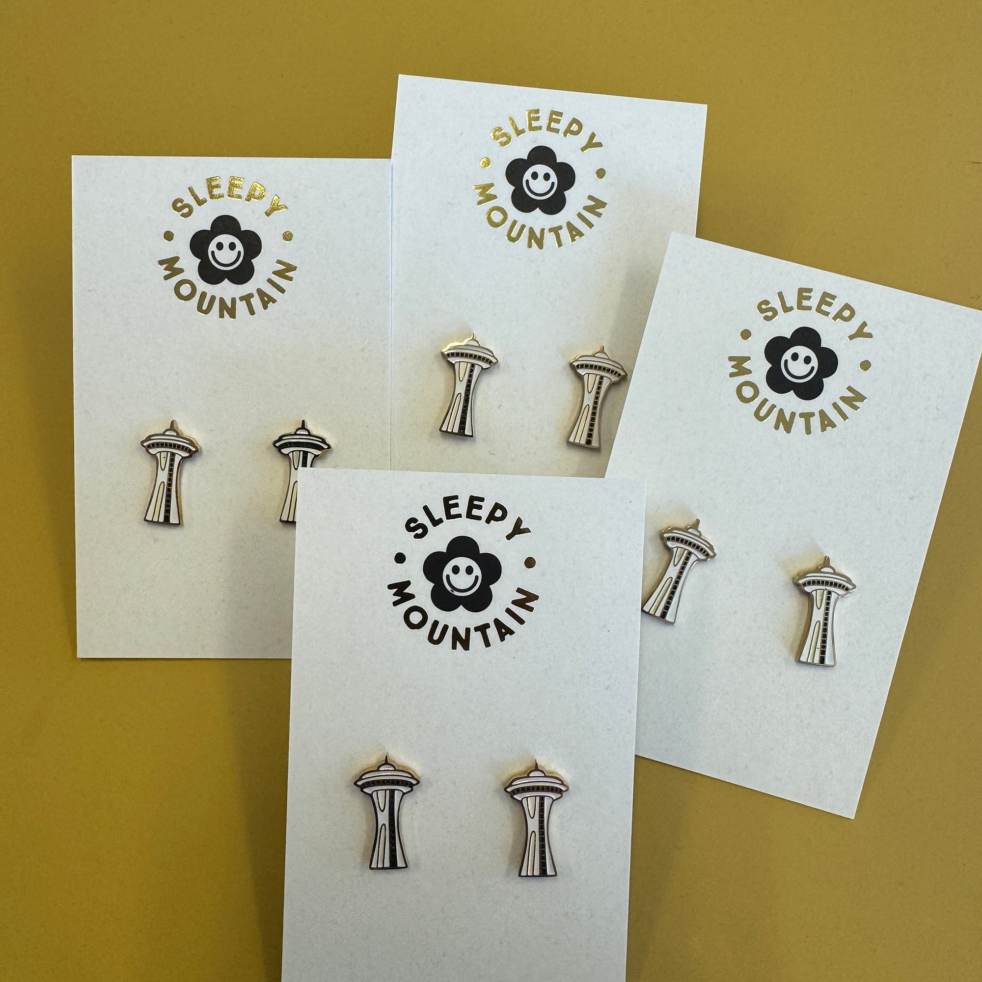 Space Needle Earrings - Sleepy Mountain