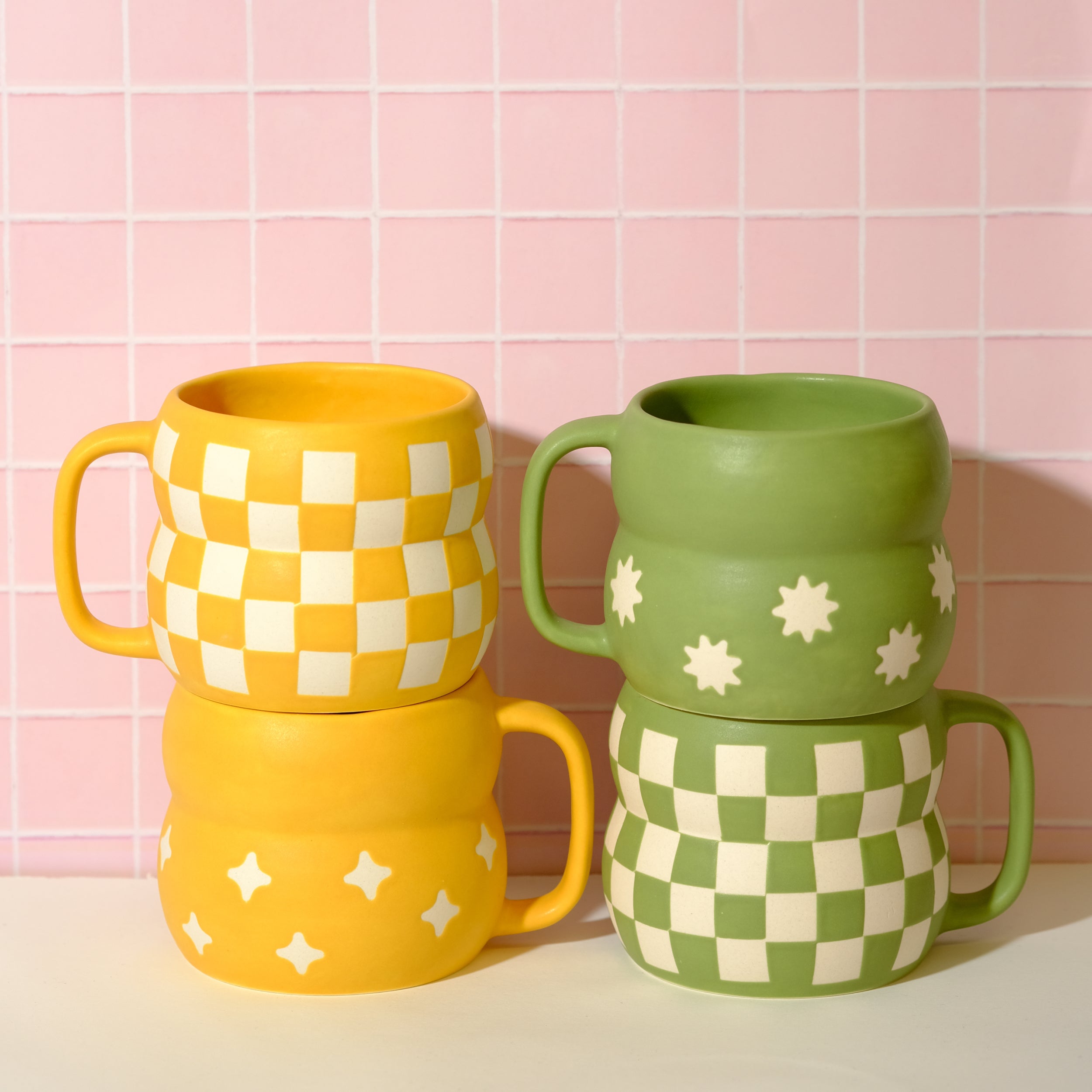 Star Bubble Mug in Marigold - Sleepy Mountain