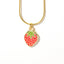 Strawberry Charm Necklace - Sleepy Mountain