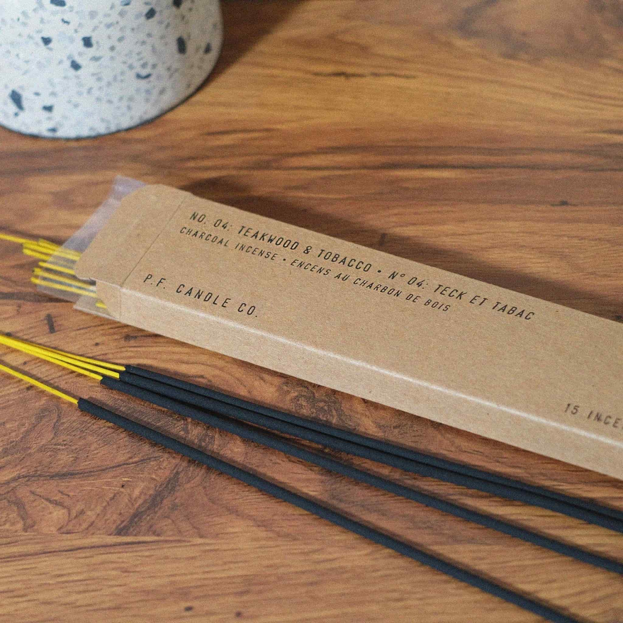 Teakwood & Tobacco - Incense by P.F. Candle, Co. - Sleepy Mountain