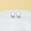 Teeth Earrings - Gold plated studs - Sleepy Mountain