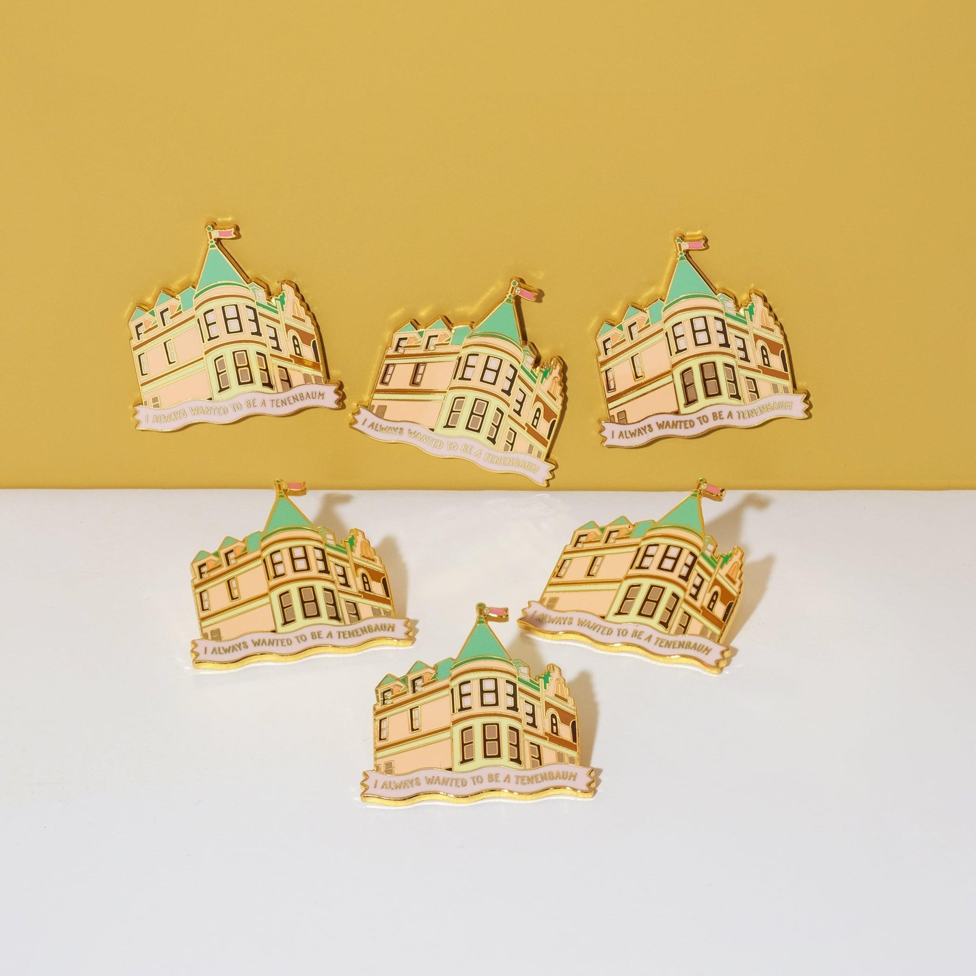 Tenenbaum House Enamel Pin - Sleepy Mountain
