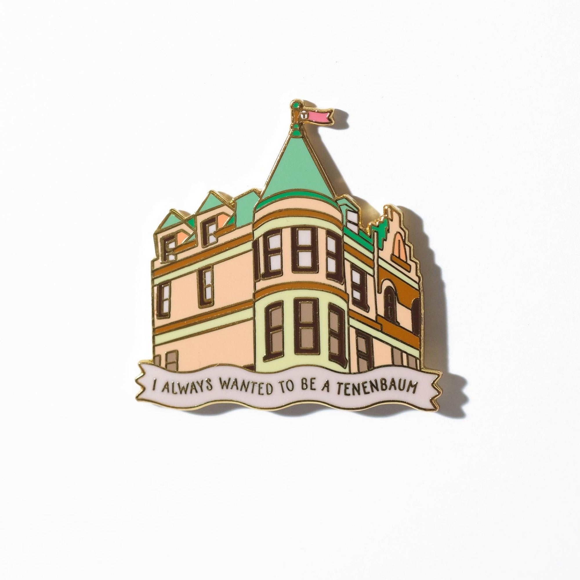 Tenenbaum House Enamel Pin - Sleepy Mountain