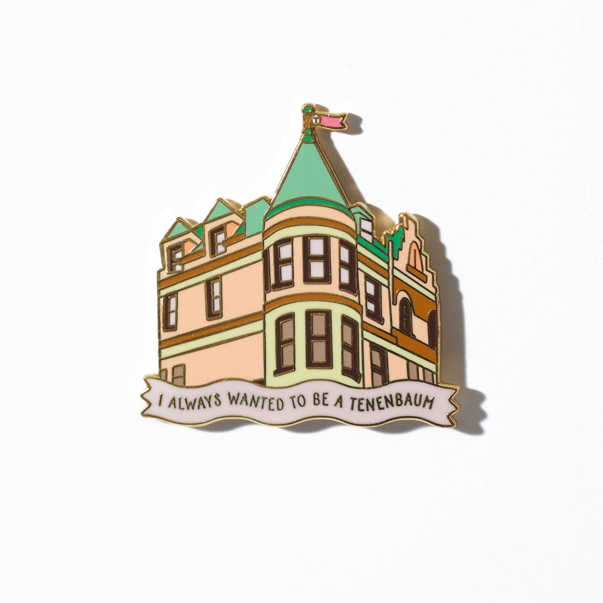 Tenenbaum House Enamel Pin - Sleepy Mountain