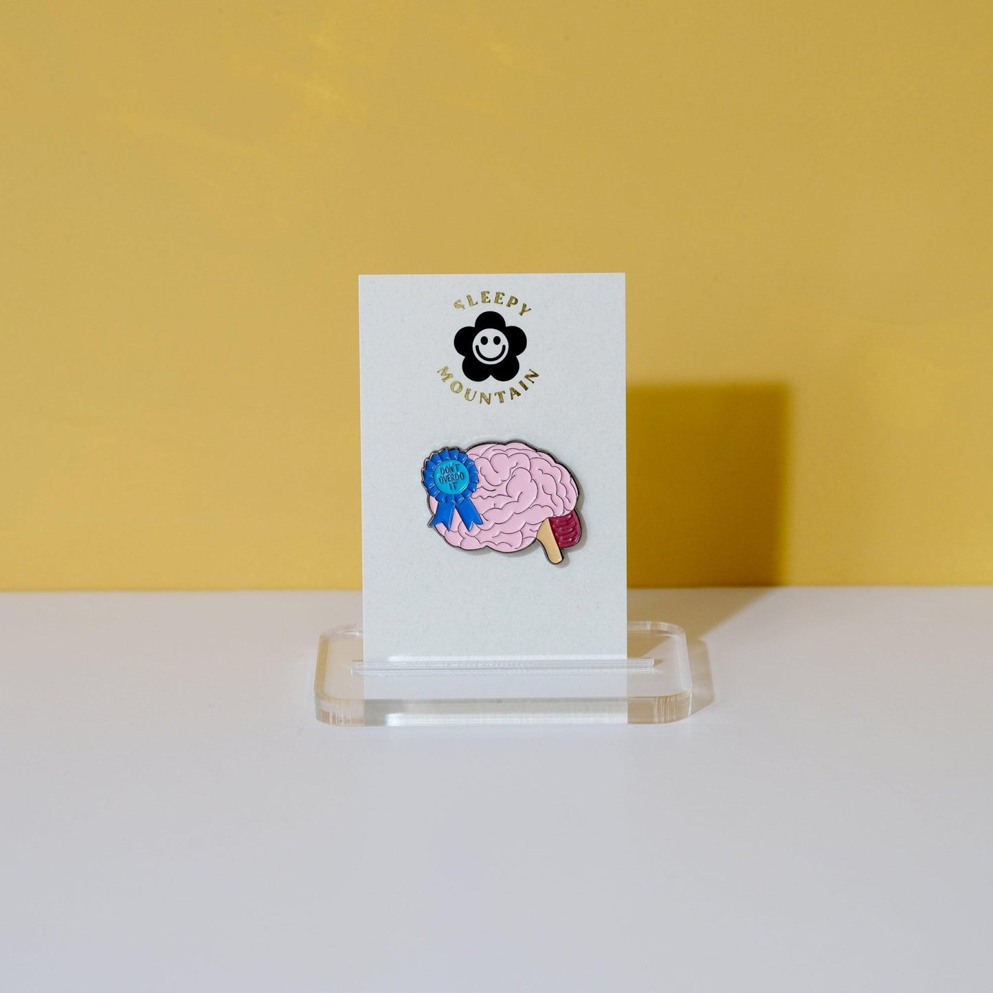 The National Slow Show Enamel Pin by ADZdesigns - Sleepy Mountain