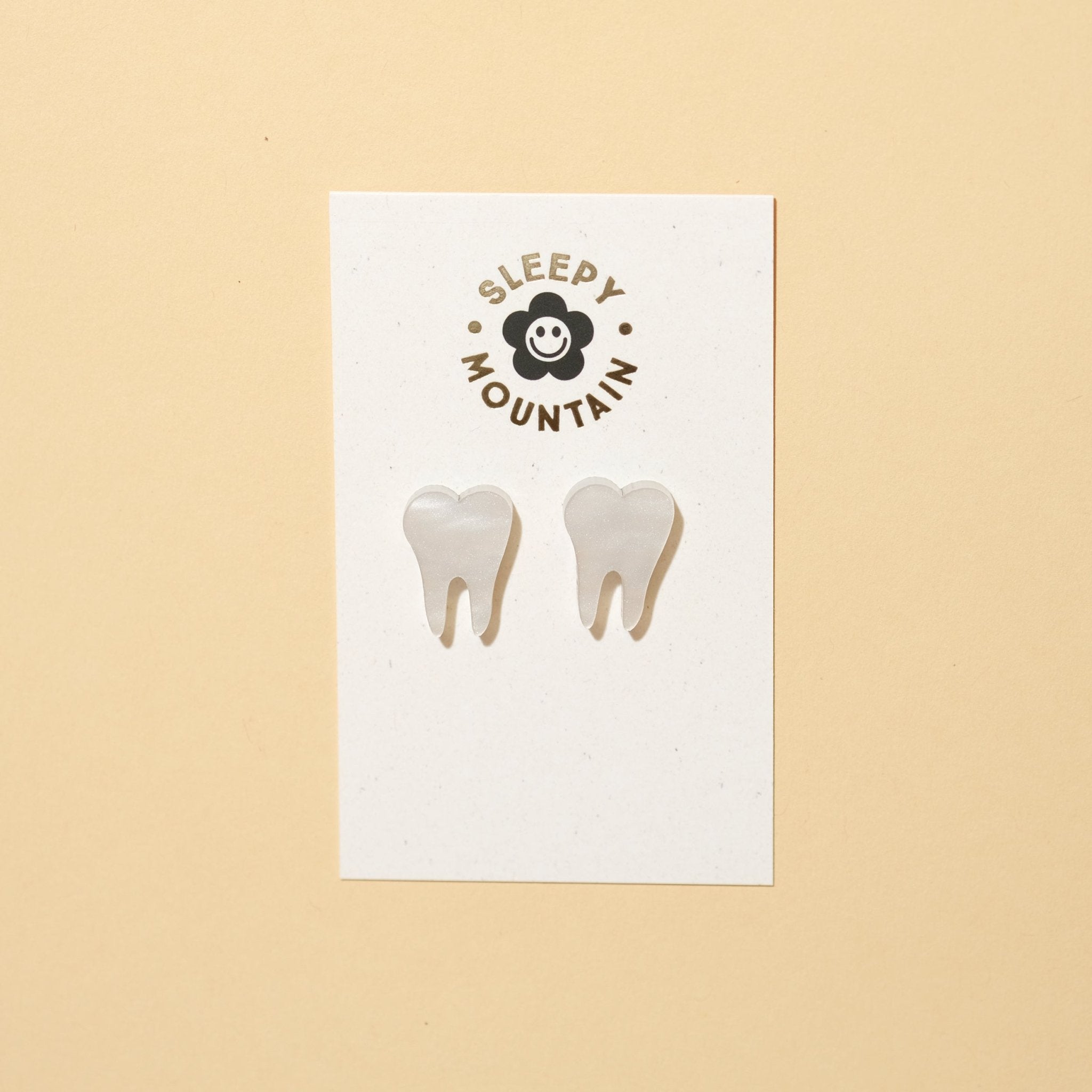 Tooth Stud Earrings - Sleepy Mountain