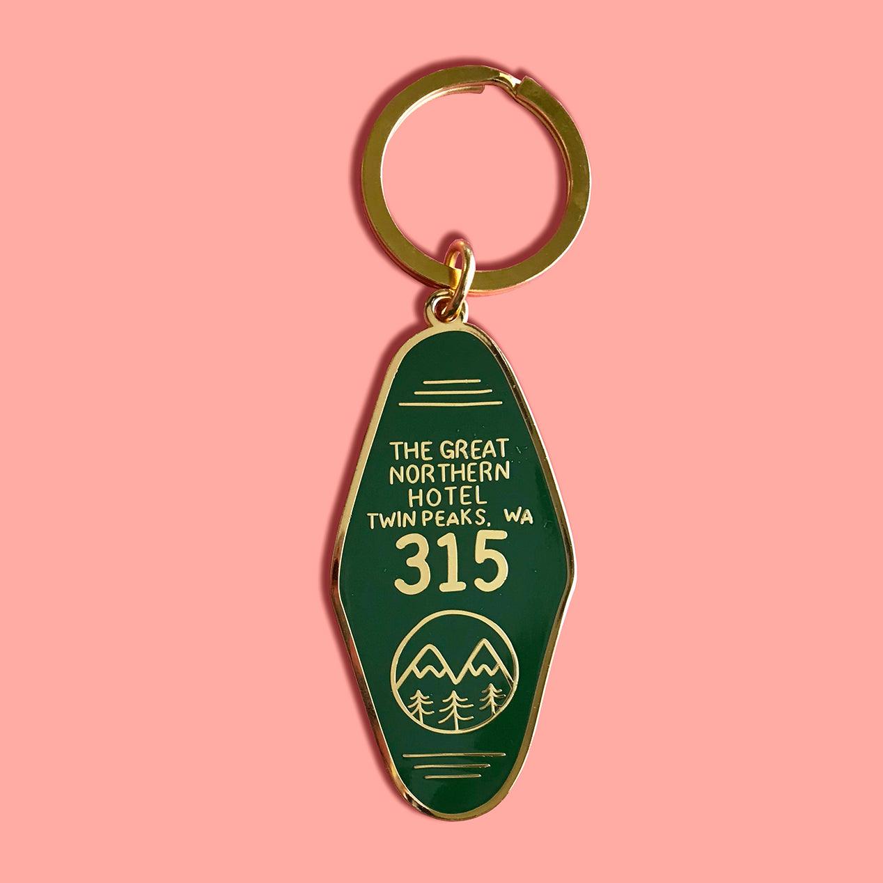 Twin Peaks Keychain - Sleepy Mountain