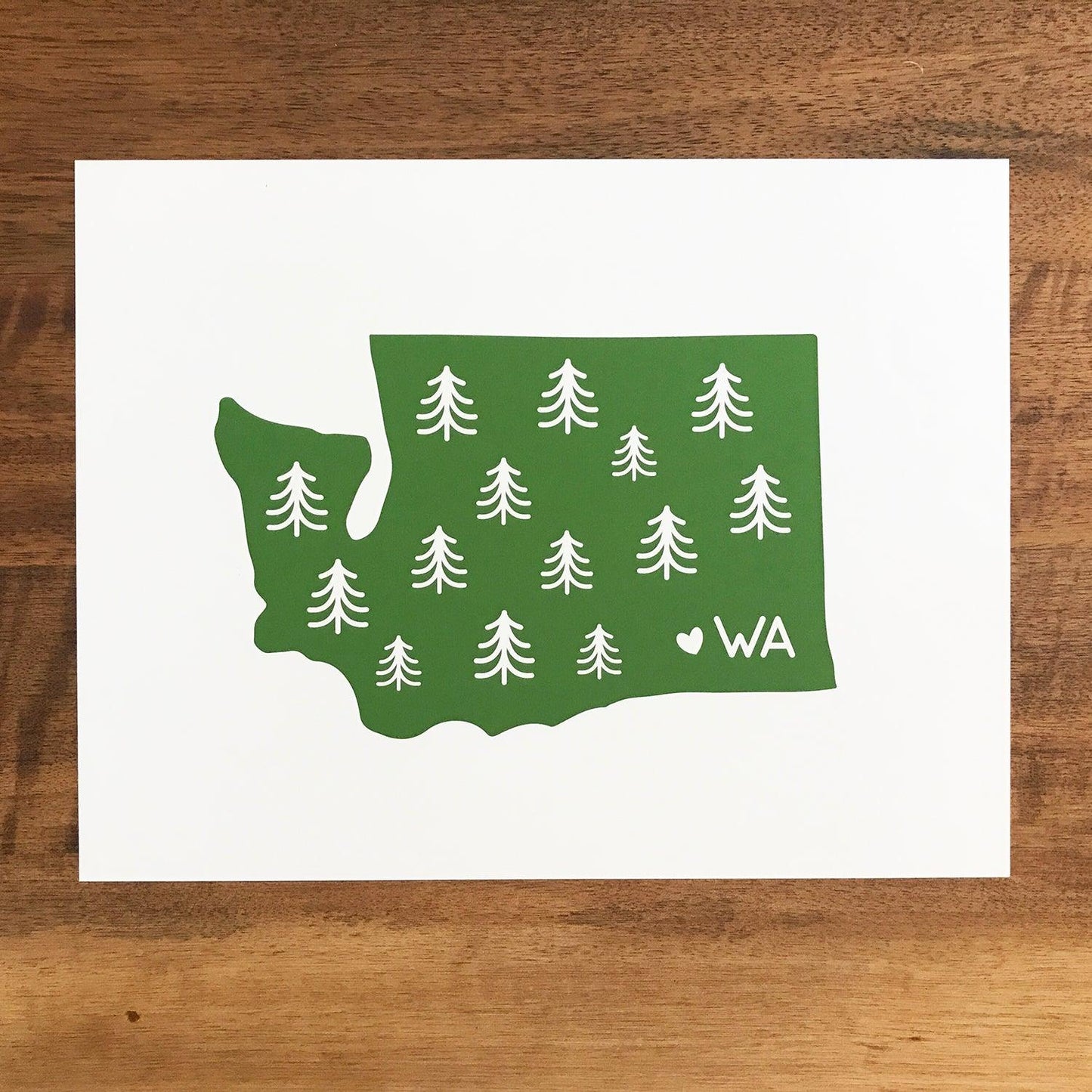 Washington State Print - Sleepy Mountain