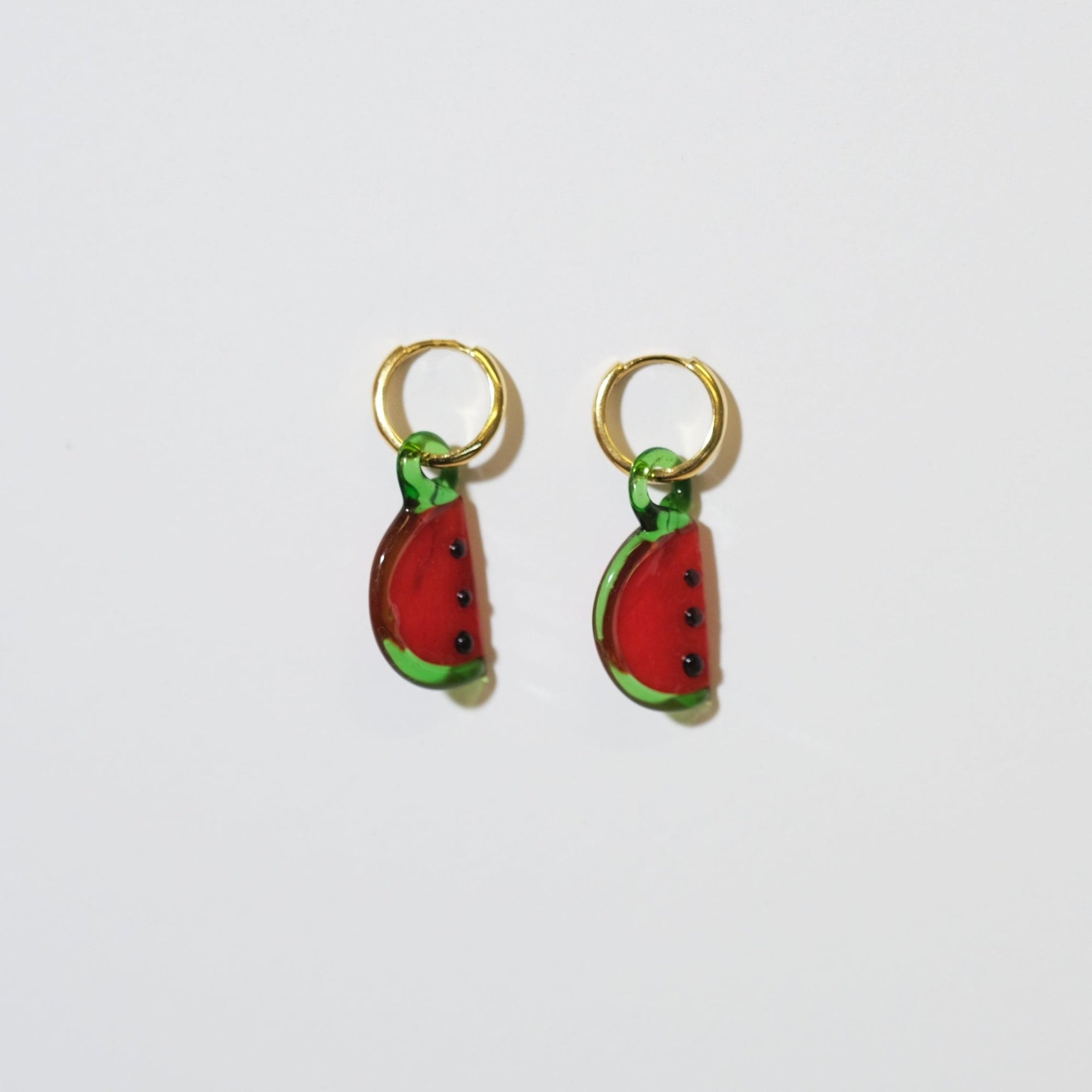 Watermelon Hoop Earrings - Sleepy Mountain