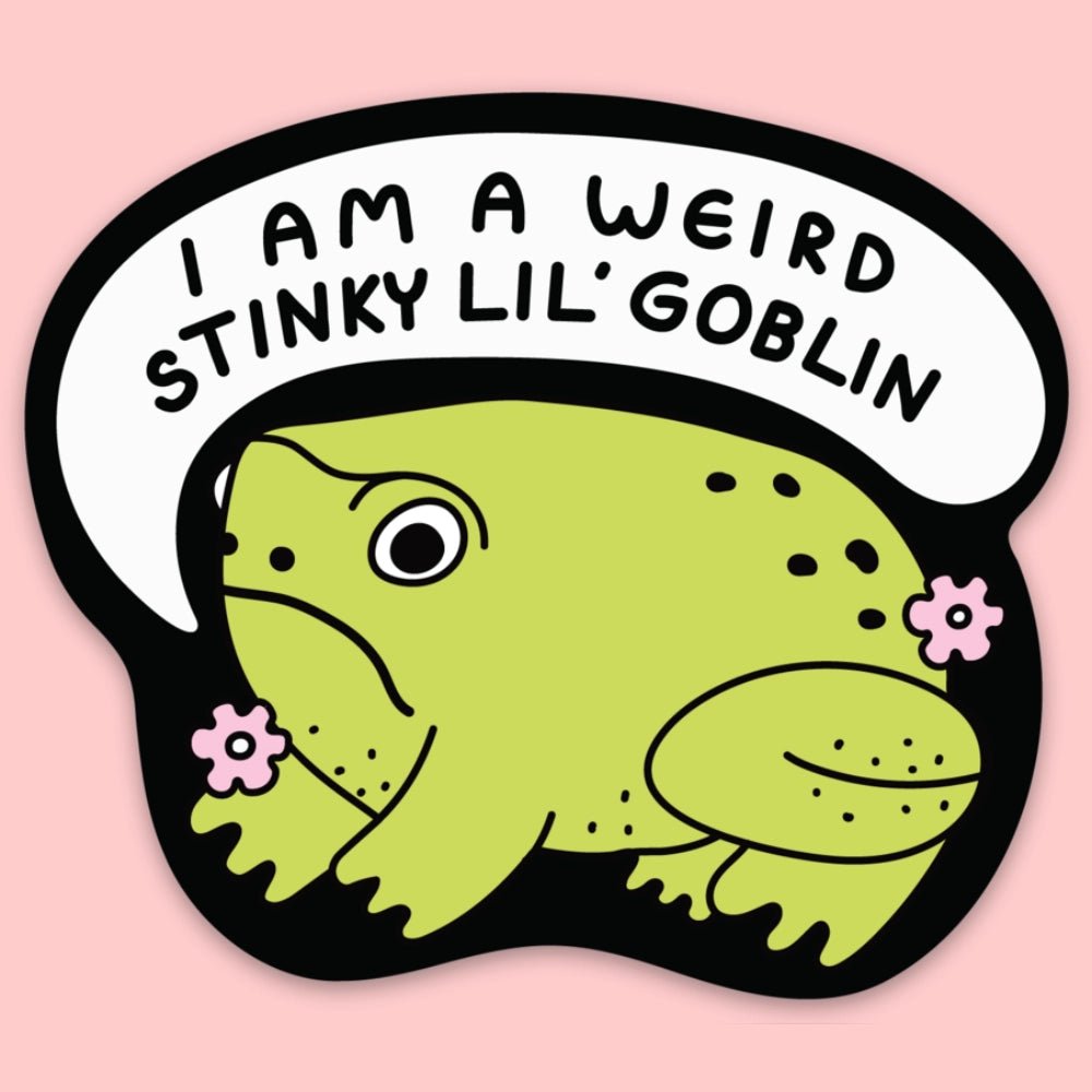 Weird Stinky Goblin Sticker by Tender Ghost - Sleepy Mountain