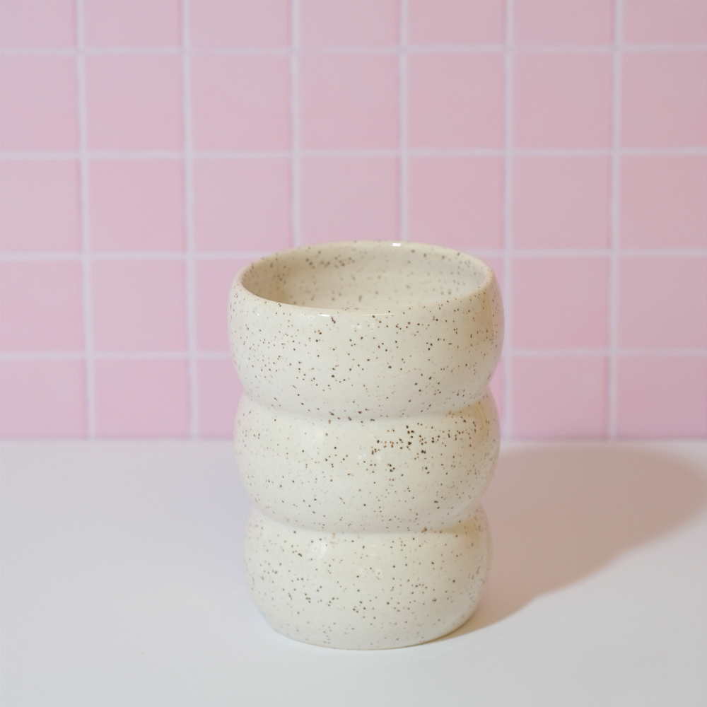Bubble Ceramic Cup 10 oz - Sleepy Mountain