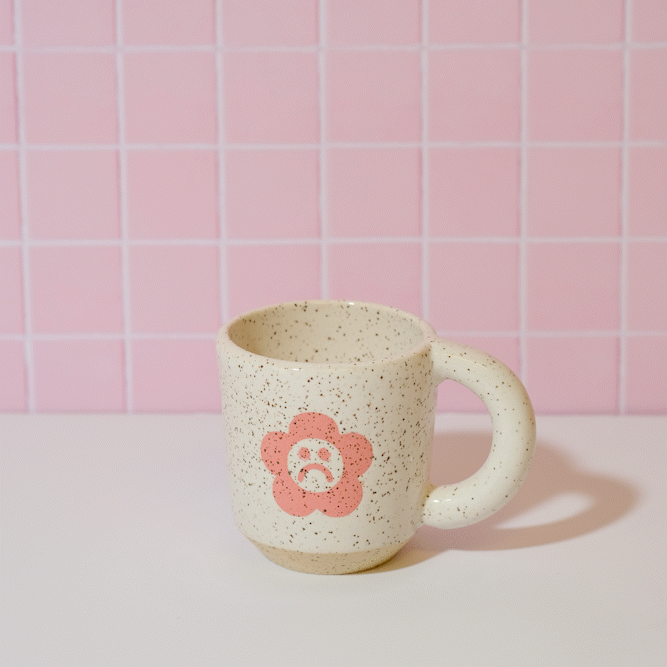 5oz Ceramic Mug with handle - Sleepy Mountain