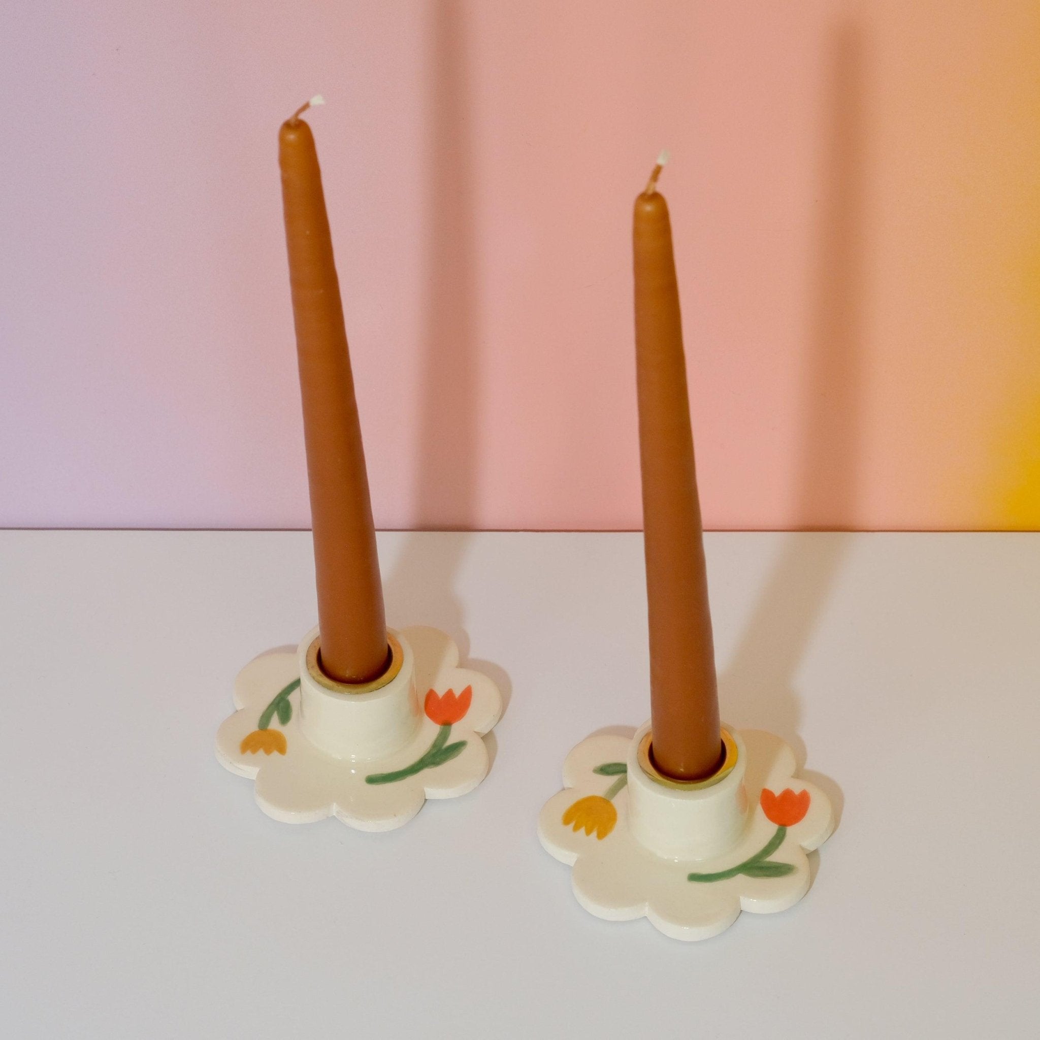 Tulip Candle Holder Set - Sleepy Mountain