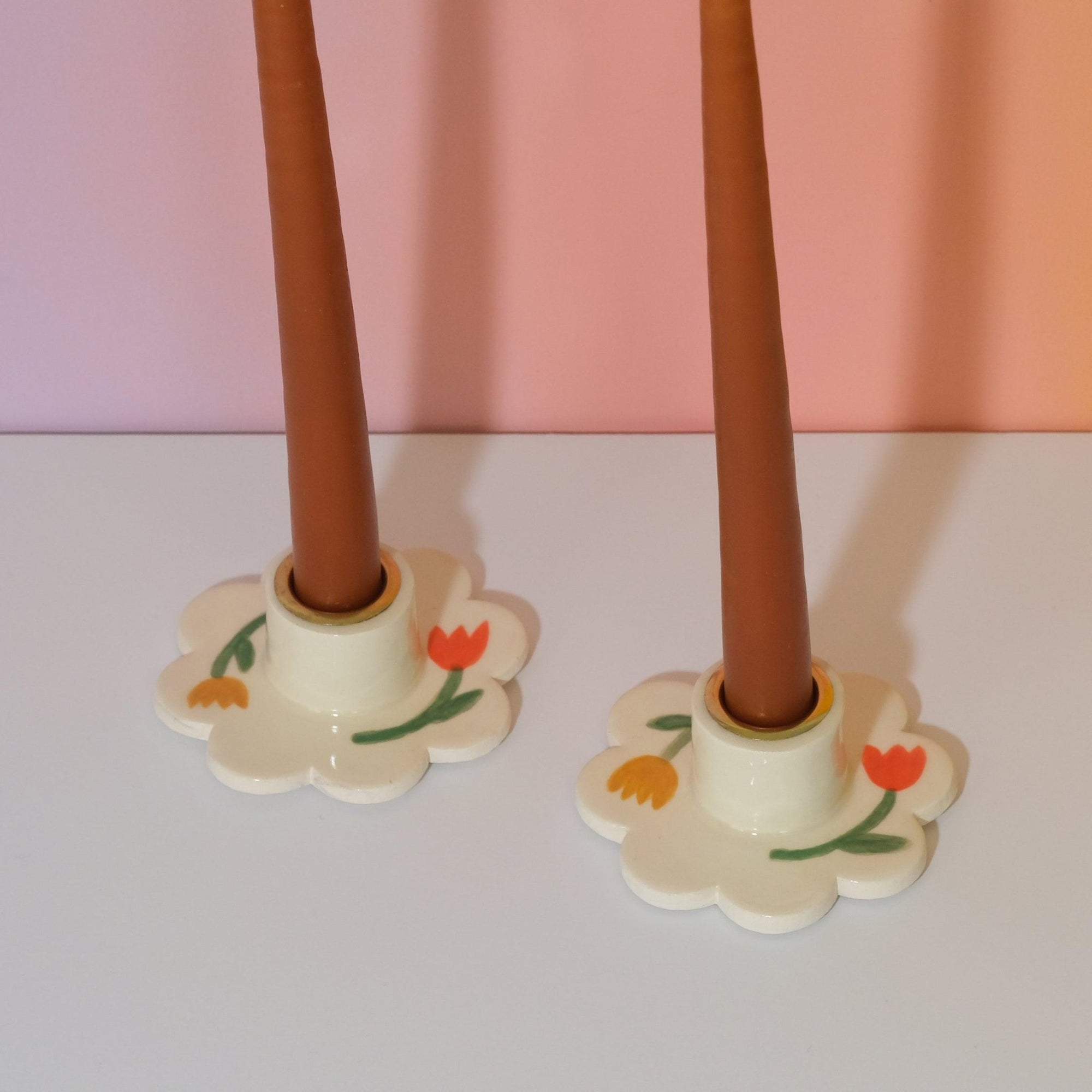 Tulip Candle Holder Set - Sleepy Mountain