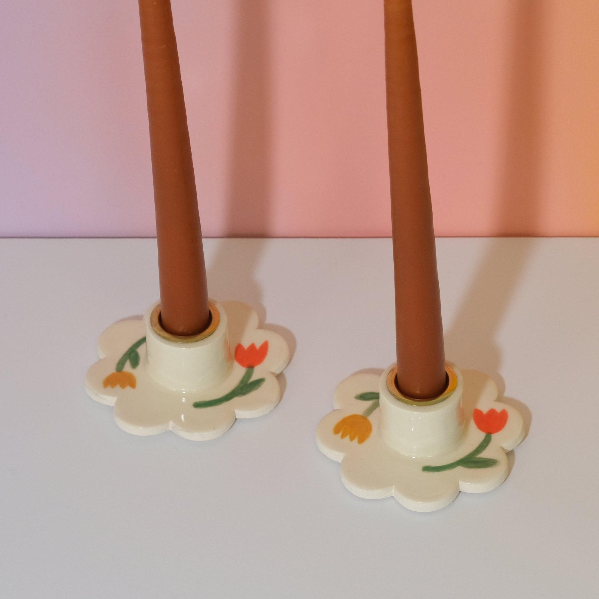 Tulip Candle Holder Set - Sleepy Mountain